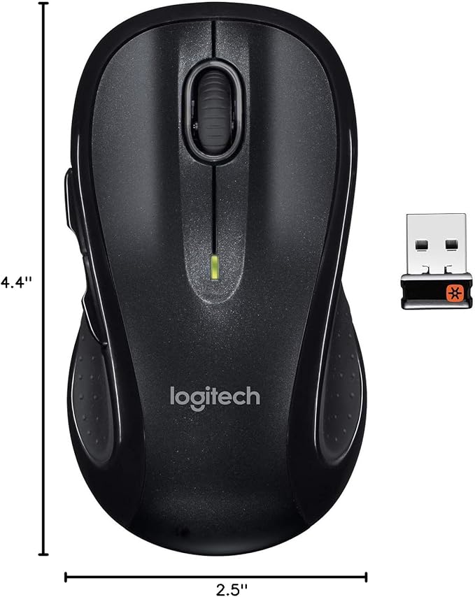 Logitech M510 Wireless Mouse, Black