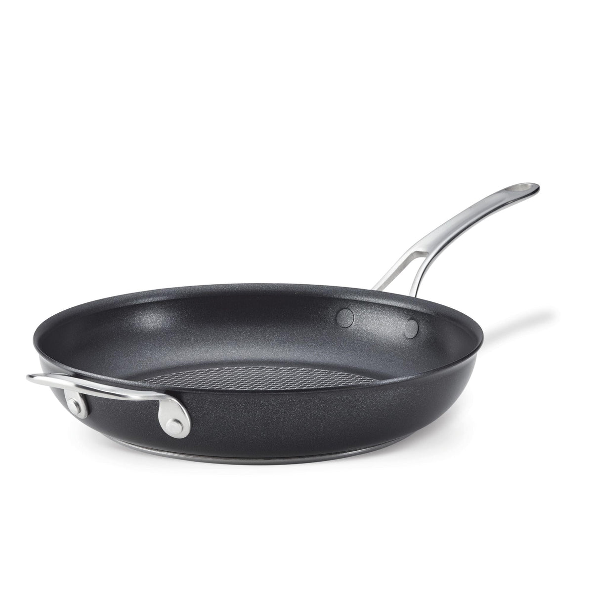 Anolon X Hybrid Nonstick Induction Saute Pan With Lid, 3.5 Quart - Charcoal Gray