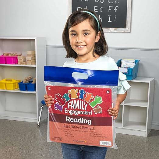 Really Good Stuff Family Engagement Reading - Read, Write and Play Pack - Kindergarten