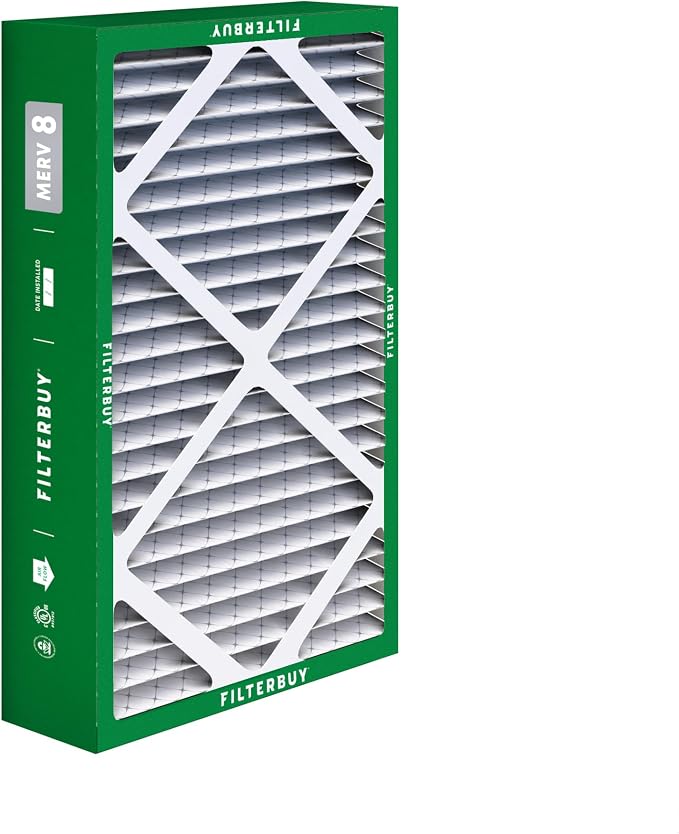 Filterbuy 16x26x5 Air Filter MERV 8 Essential Dust & Allergy Defense, Pleated