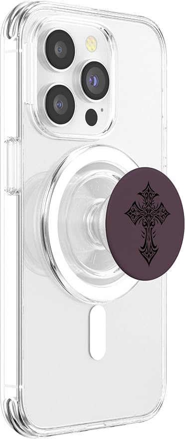 Gothic Aesthetic Grunge Cross Gothic Emo PopSockets PopWallet for MagSafe