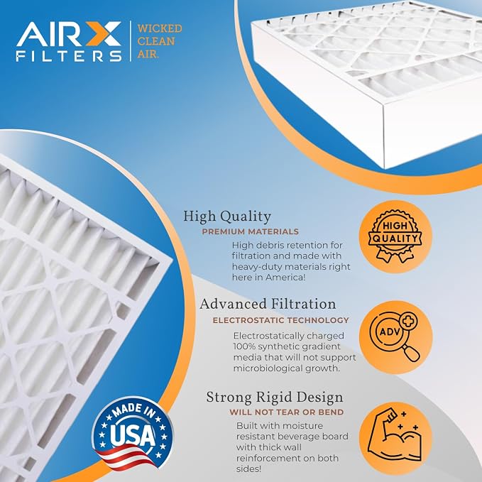 AIRX FILTERS WICKED CLEAN AIR. 16x20x5 Air Filter MERV 11 Compatible