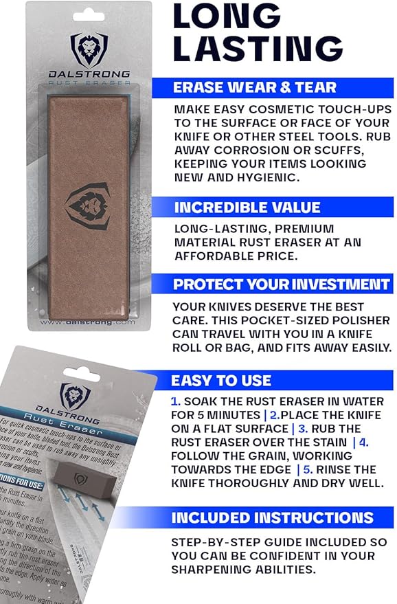 Dalstrong Rust Remover and Eraser - Knife Maintenance Tool