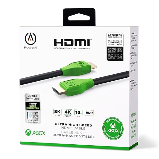 PowerA Ultra High Speed HDMI Cable for Xbox Series X|S, Cable, HDMI 2.1, Xbox, Officially Licensed