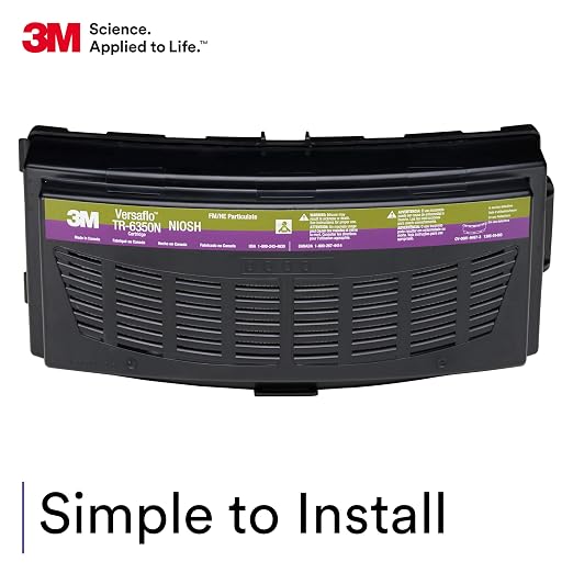 3M Versaflo Formaldehyde/HEPA Cartridge TR-6350N, NIOSH Approved,