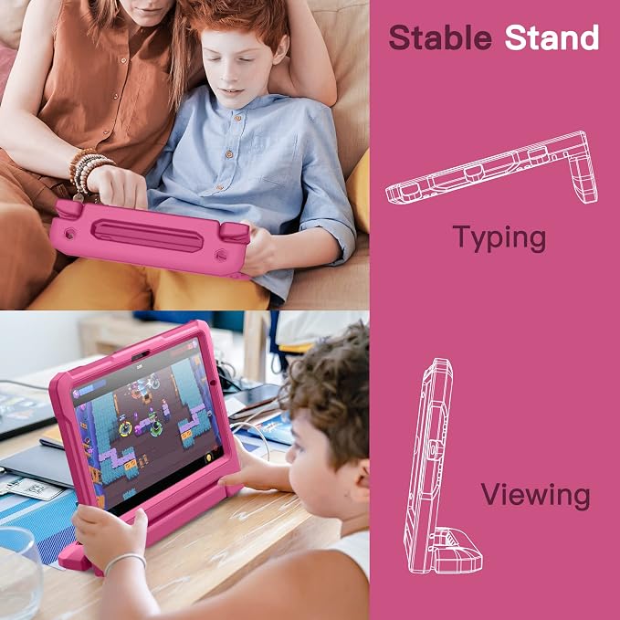 JETech Kids Case for Samsung Galaxy Tab A8 10.5 Blue | For SM-X200/X205/X207 2022 Model Built-in Screen Protector Handle Stand Shockproof Full-Body Protection Kid-Friendly