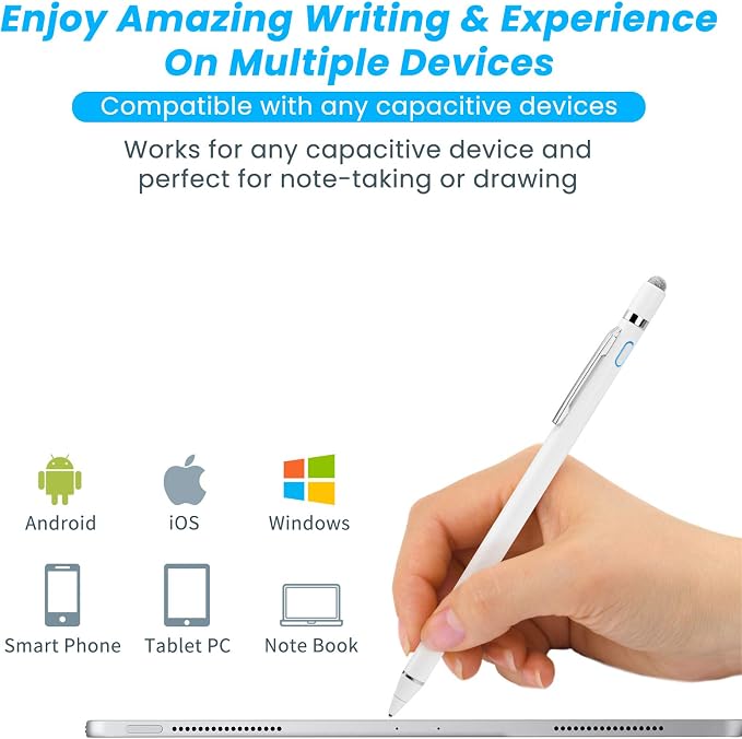 Stylus Pens for HP Envy X360 Convertible 2 in 1 Laptop EDIVIA Digital Pencil with 1.5mm Ultra Fine Tip Stylus Pen for HP Envy X360 Convertible 2 in 1 Laptop Black