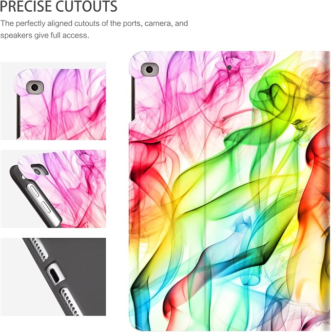 iPad Air 2 Case iPad Air 1st Case Galaxy Tree iPad 9.7 Inch Case Protective Cover for iPad 5th/6th Generation Multi-Angle Viewing Case with Adjustable Stand Auto Wake/Sleep Function (Galaxy)