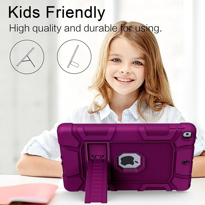 Azzsy Case for iPad 9th Generation/iPad 8th Generation/iPad 7th Generation (10.2 Inch 2021/2020/2019 Model) Heavy Duty Shockproof Rugged Protective Case for iPad 10.2 inch Alpine Green