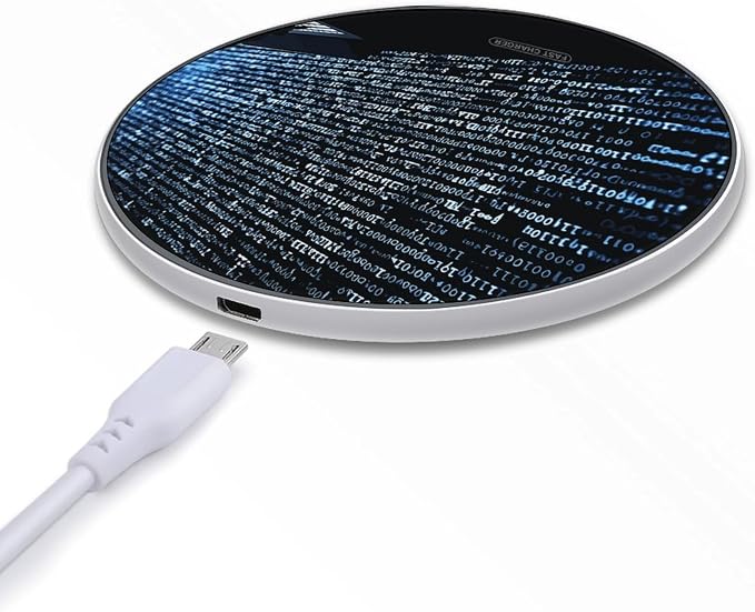 Programmer Programming Code Wireless Charger Magnetic Phone Induction Charger 10w Fast Wireless Charging Station Compatible with iPhone 17 16 15 14 13 12 Pro Max Samsung Galaxy S25 S24 S23