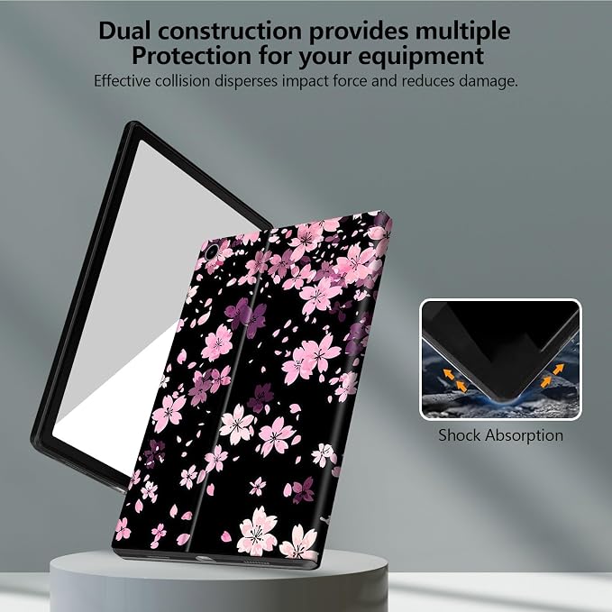 for Fire HD 10/HD 10 Plus Tablet (13th/11th 2023/2021) Auto Wake/Sleep Flexible-Angle Viewing Stand Ultra Thin Lightweight for Amazon Fire HD 10 Tablet Case Adorable Cats Stacked Together
