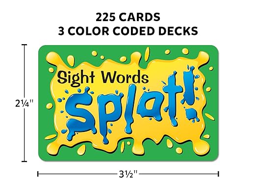 Teacher Created Resources Sight Word Splat! Game, Grades 1 to 2