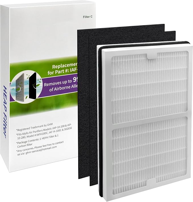 Replacement Idylis filter C, IAP-10-280 & IAP-10-200 Filters Compatible