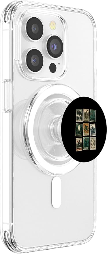 Cryptid Monster Stamps PopSockets PopWallet for MagSafe