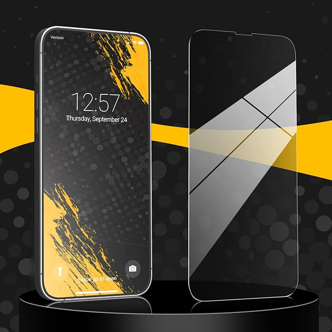 Privacy+ Guard for iPhone 14 PRO MAX Privacy Screen Protector Tempered Glass Case Compatible (Anti-Spy Side Tint)
