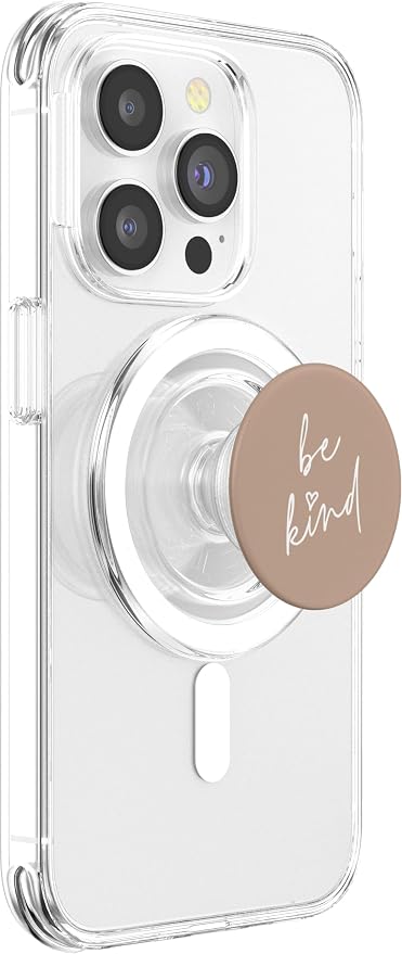 Be Kind - Cute Positive Inspirational Saying (Sand Beige) PopSockets Adhesive PopGrip