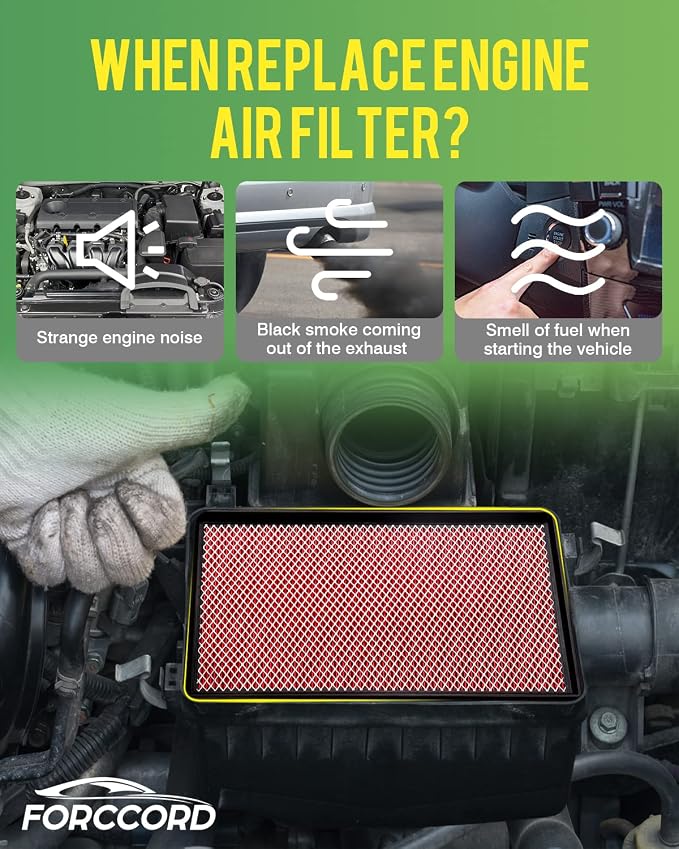 Cabin & Engine Air Filter Fits for Toyota Tundra 2014-2021, Sequoia 2014-2021