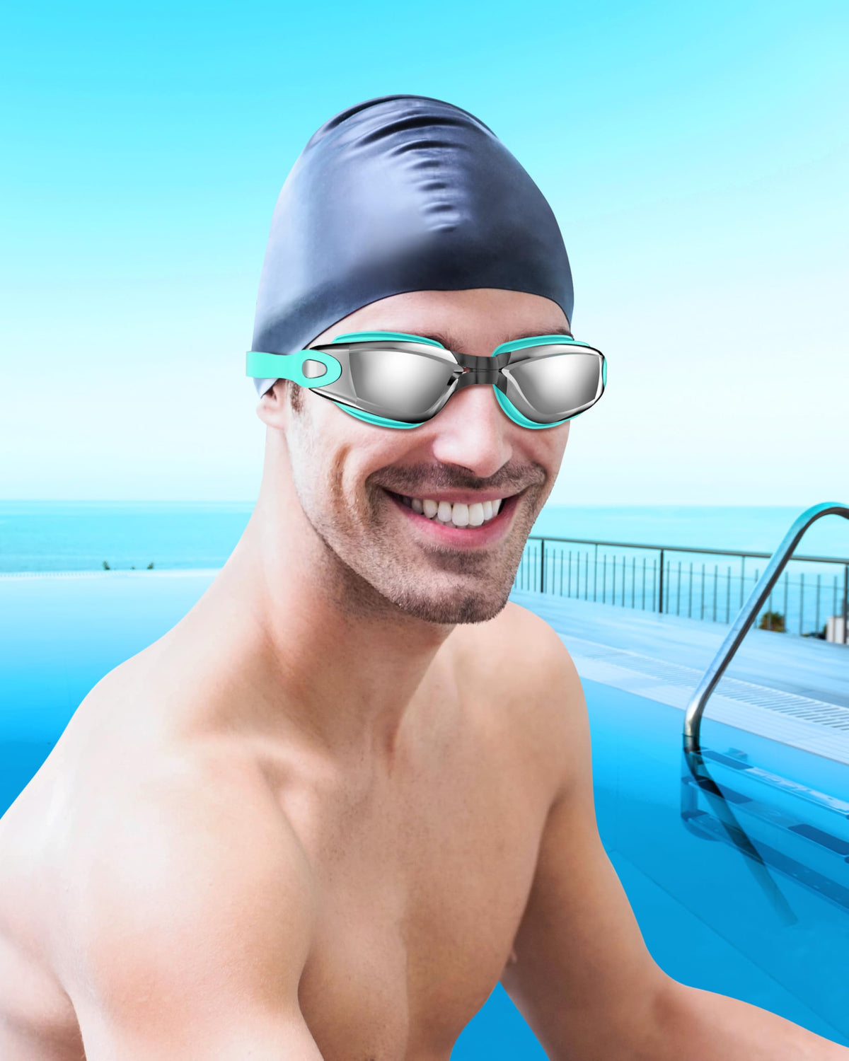 Aegend Swim Goggles, Swimming Goggles No Leaking Full Protect Adult Youth