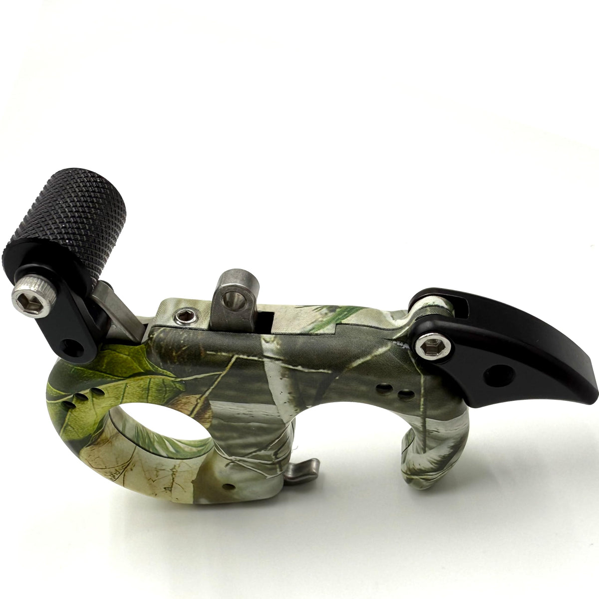 sntxmy Bow Release for Compound Bow, Archery Release Aids, Compound Bow Trigger Release, Button Thumb Release. (2 or 3 Finger Bow Release, Camo)
