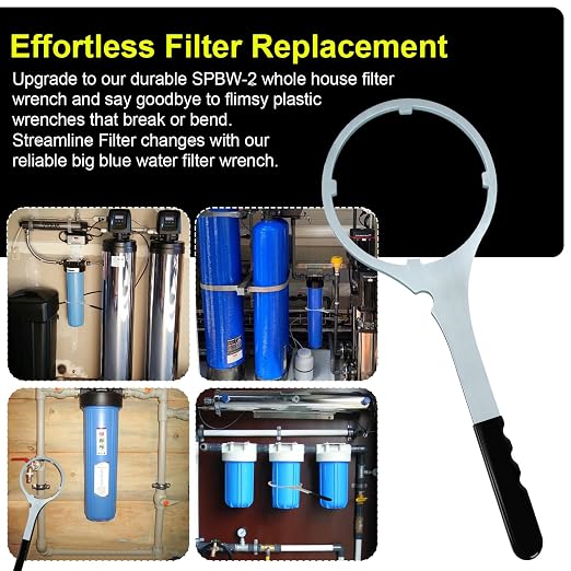 Whole House Water Filter Wrench 6.29 in, Compatible