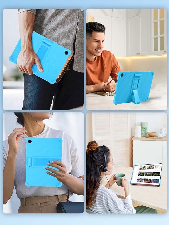 Case for OnePlus Pad Go 2NOUKAJU Tablet Protection CaseAdjustable BracketSoft SiliconeSilicone Protection Cover for OnePlus Pad Go 2 Tablet 12.1inch(Black)
