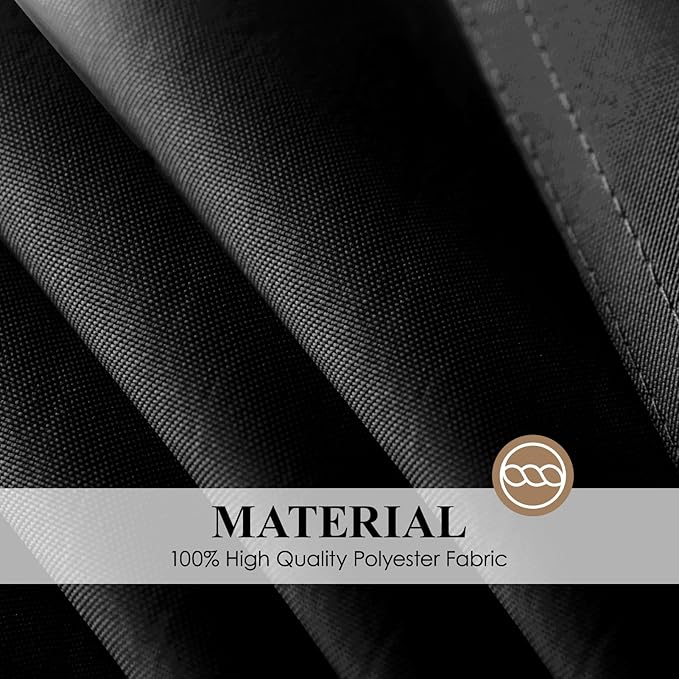 Square Tablecloth 52 x 52 Inch Black Tablecloths Stain-Wrinkle Resistant Washable Polyester Table Cloths for Holiday, Buffet Parties,and Wedding