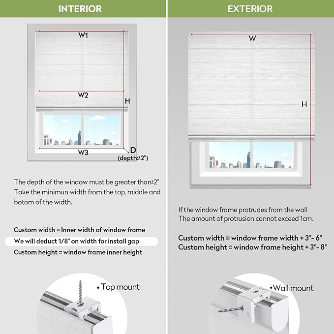 ZSTARR Smart Roman Shades Rechargeable Motorized Blinds with Remote Light Filtering Roman Window Shades Plain Fold Soft for Doors Bedroom, Custom Size (Light White)