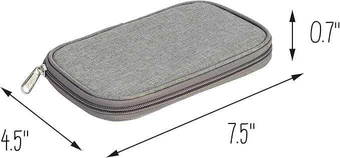 Honey-Can-Do Personal Accessories Storage Pouch, Makeup Pouch, Pencil Case