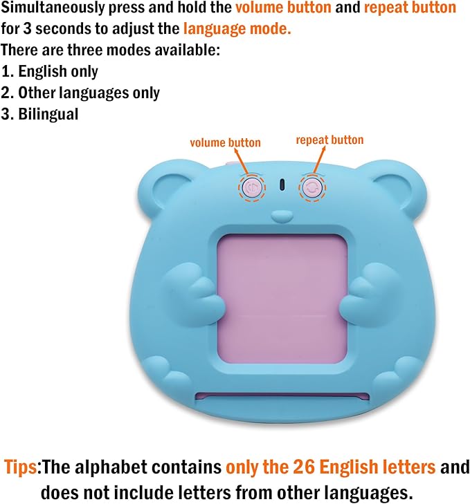 MAYAPHILOS 510 Sight Words Talking Flash Cards Cantonese and English, Trilingual Learning Flashcard Toys, Learn Cantonese and Chinese for Kids, Audible Pocket Speech for Toddlers
