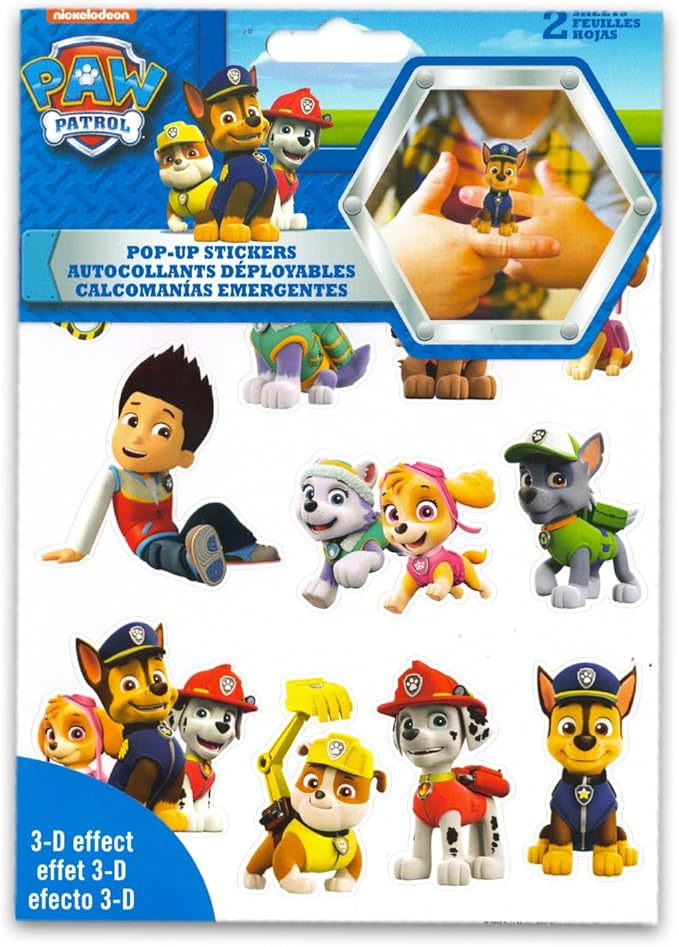 Paw Patrol Giant All You Need for School Stationery Set - Bundle with Pencils Case, Notebook, Eraser, Ruler, Back to Pre School Kindergarten Education Goodies Supplies Materials Birthday for Kids Boys