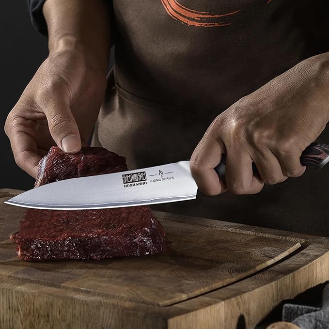 HOSHANHO 6 Inch Kitchen Knife, Ultra Sharp Japanese Kitchen Utility Knife