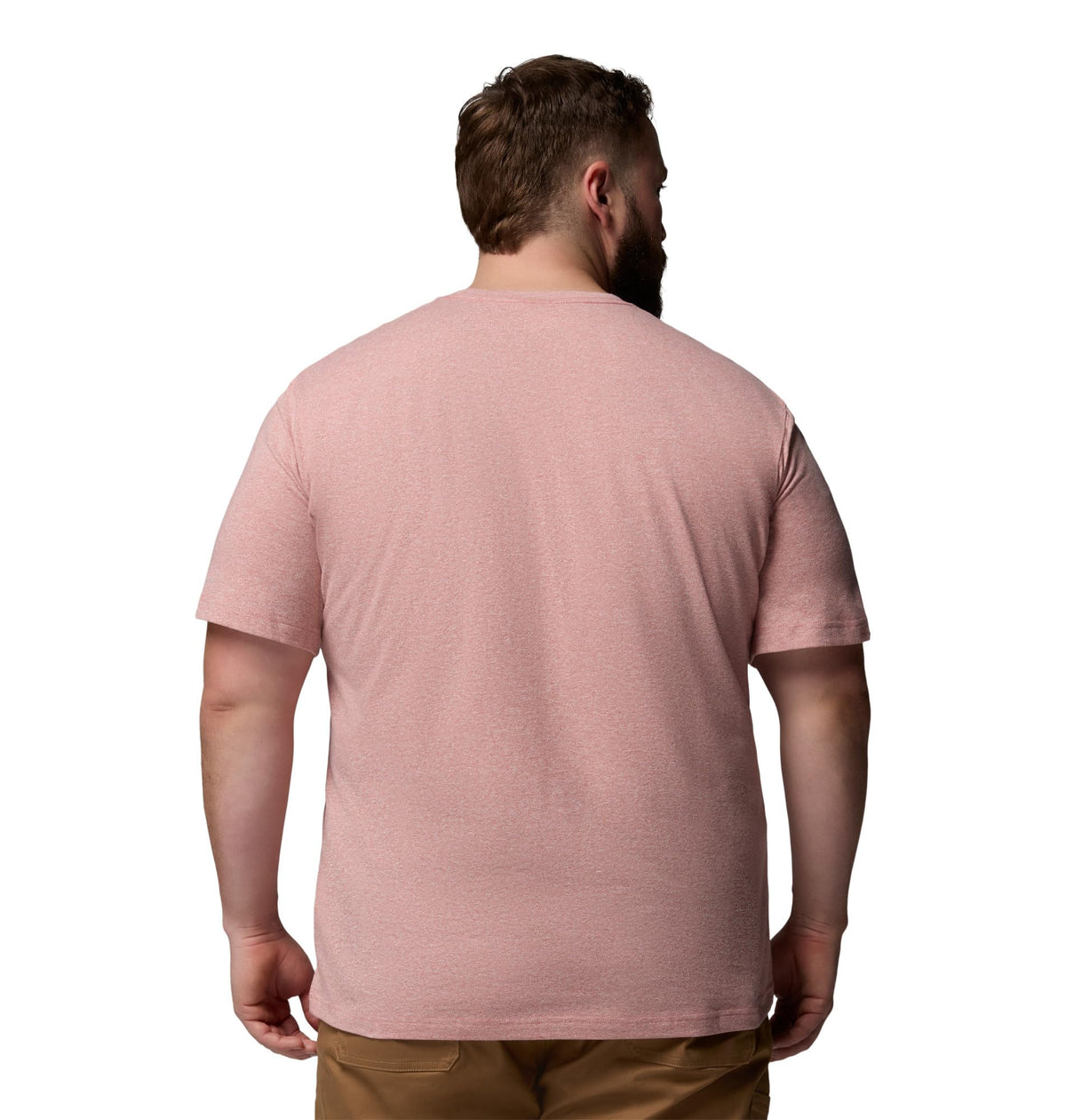 Columbia Men's Thistletown Hills Short Sleeve T-Shirt, Washed Red/Heather, 5X
