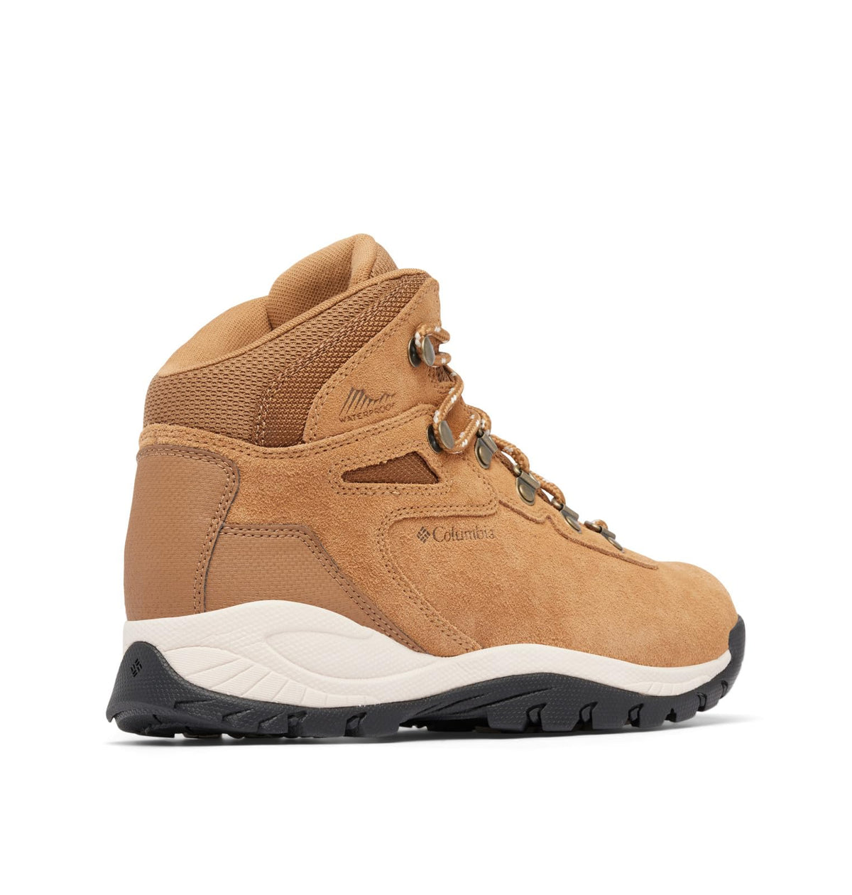 Columbia Womens Newton Ridge Plus Waterproof Amped, Elk/Dark Stone, 10