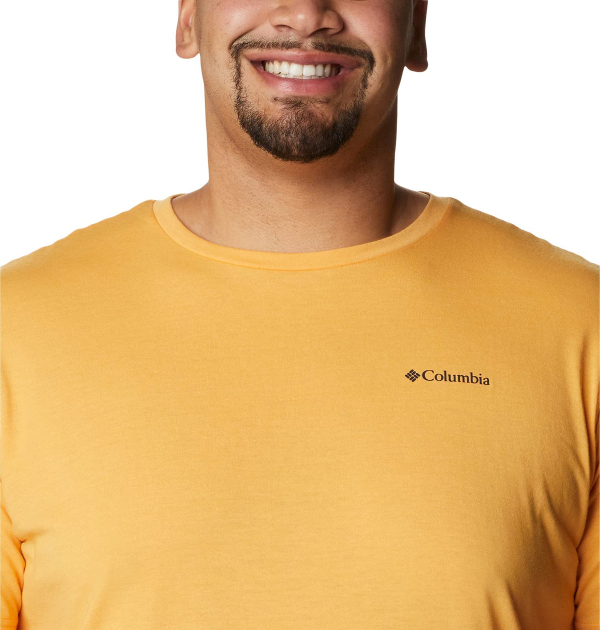 Columbia Men's Thistletown Hills Short Sleeve, Mango Heather, 5X Big