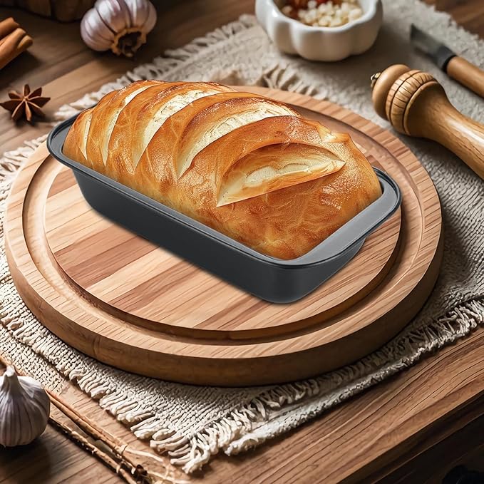QTLCOHD 6 Pack 8" x 4" Loaf Pan for Baking Homemade Bread