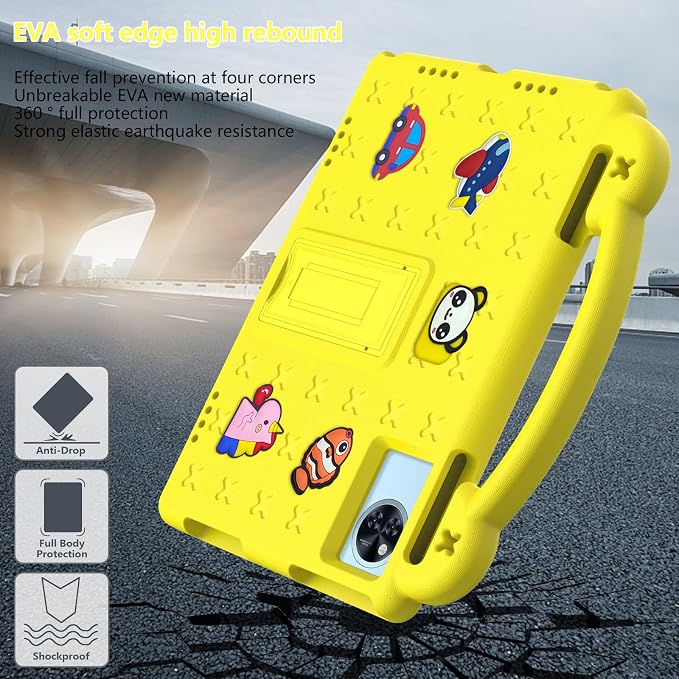 Case for Lenovo Idea Tab 11 inch 2025 (TB336) Kids EVA Shockproof Cover with Stand Handle for Lenovo Idea Tab 11''/ K11 Gen 2 Tablet Blue