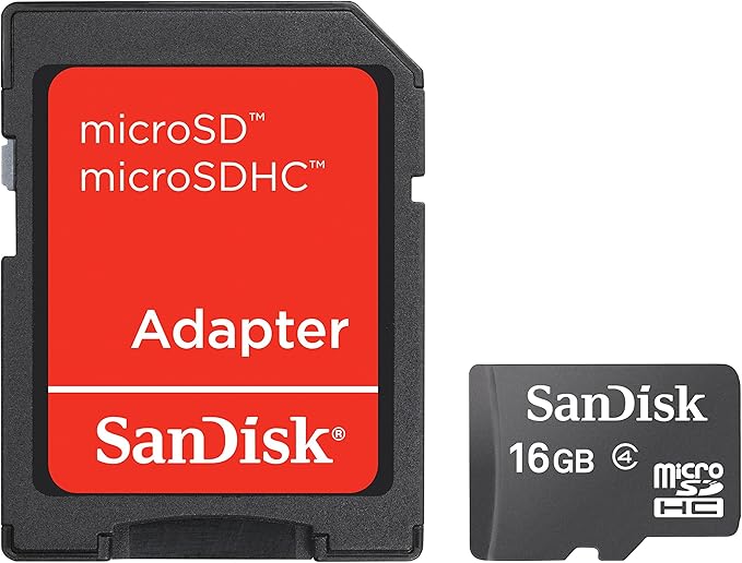 SanDisk Mobile Class4 MicroSDHC Flash Memory Card- SDSDQM-B35A with Adapter 16GB