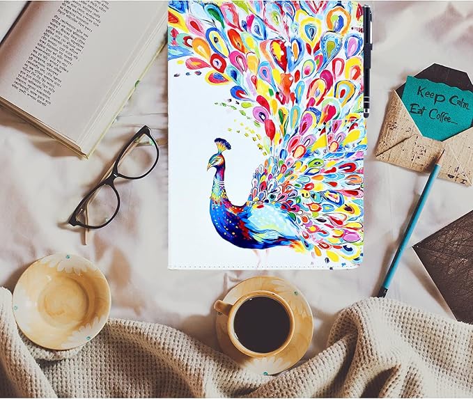 Case for iPad 9th/8th/7th Generation iPad 10.2 Case (2021/2020/2019 Model iPad 9/8/7 Case) PU Leather Folio Folding Stand Cover for iPad 10.2 inch Auto Wake/Sleep Hummingbird