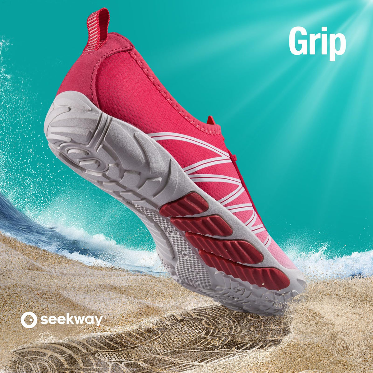 SEEKWAY Water Shoes Men Women Adult Quick-Dry Aqua Sock Barefoot for Beach Swim River Pool Lake Hiking Kayaking Surfing
