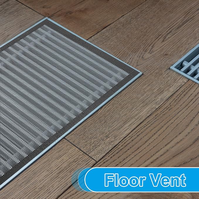 PATIKIL 4"x8" Magnetic Vent Cover, 6 Pack Floor Wall Air Registers Cover Strong