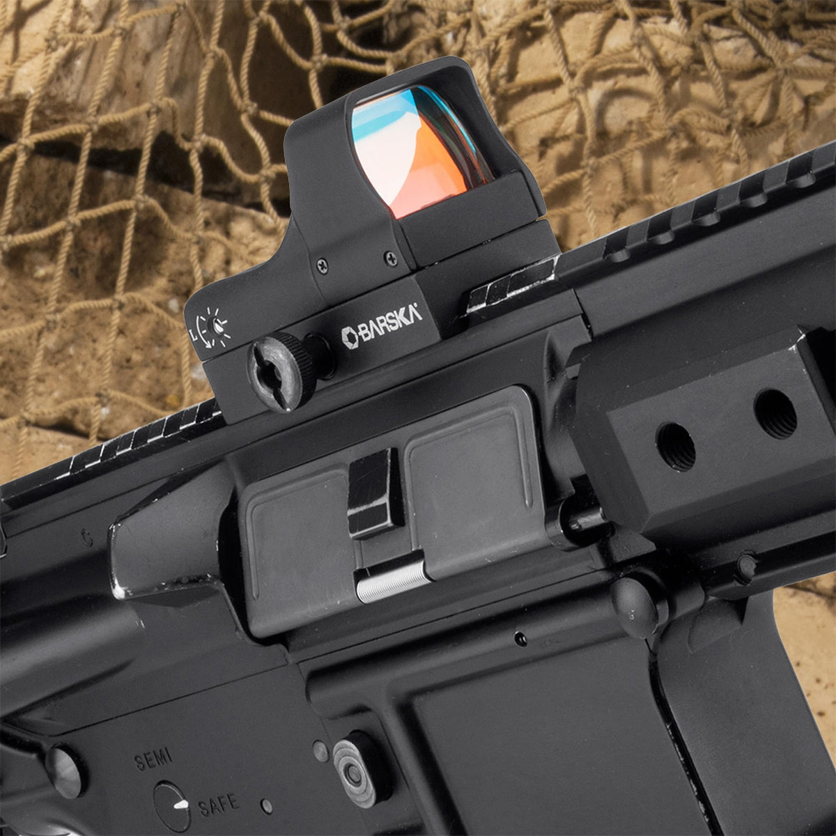 BARSKA 1x30mm ION Reflex Red Dot Sight – 3 MOA Dot, Adjustable Brightness, Quick-Release Picatinny/Weaver Mount, Unlimited Eye Relief