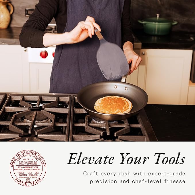 Made In Cookware - Rubber Spatula (Harbour Blue) - Versatile Kitchen Essential - Dishwasher Safe