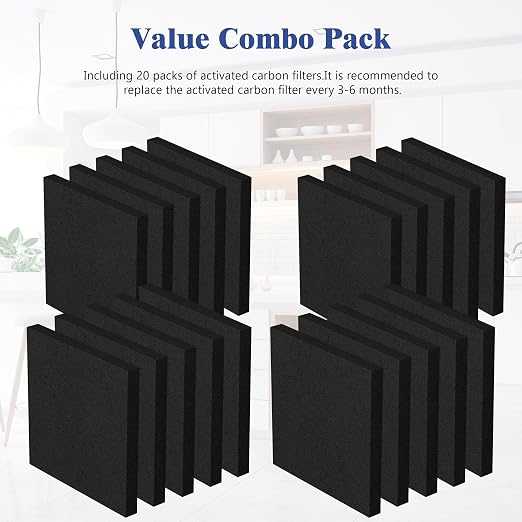 20 Packs Trash Can Odor Absorbing Filter Refills