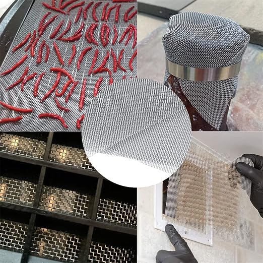 Wire Mesh Sheets Stainless Steel Woven Meshes Screen Filter Panels Vent Metal