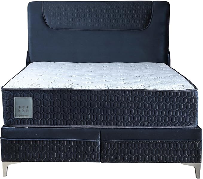 Ottomanson King 12” Firm Hybrid Mattress - Made in USA - Premium Support & Durability - Individually Pocketed Coils & CertiPUR-US Foam - Fiberglass-Free - Bed in a Box