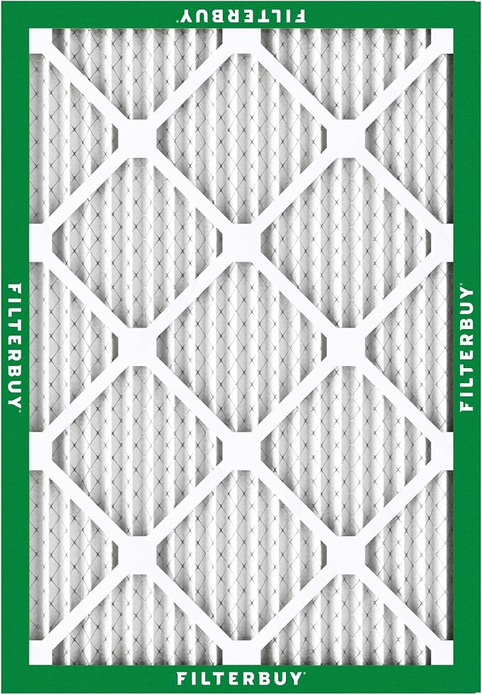 Filterbuy 20x24x1 Air Filter MERV 8 Essential Dust & Allergy Defense,
