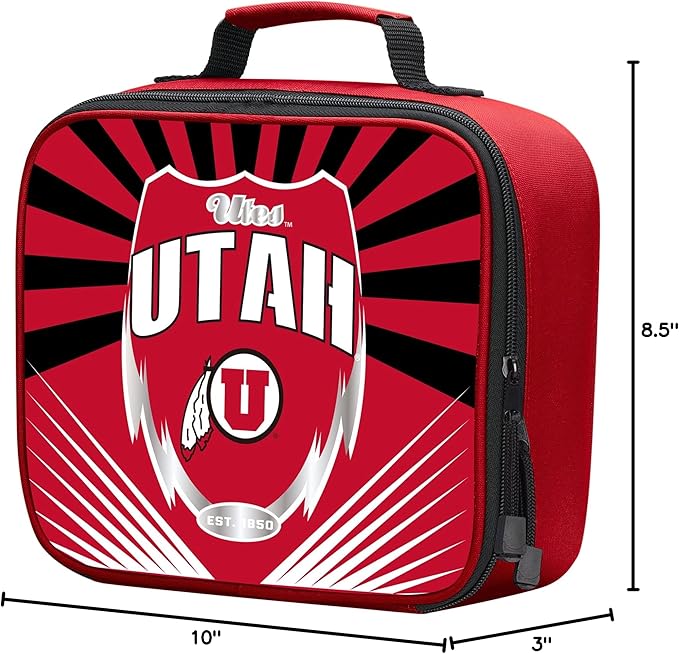 Officially Licensed NCAA Lightning Kids Lunch Kit Bag, Multi Color, 10" x 8.5" x 3"