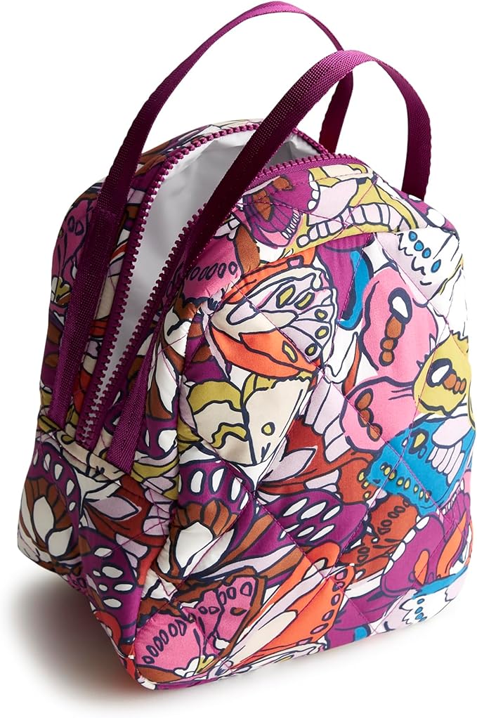 Vera Bradley Women's Featherweight Lunch Bag, Flutter, One Size