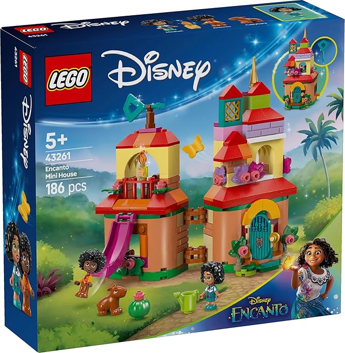 LEGO 43261 Mirabell and Magic House (Mini) Toy, Toy, Birthday Present, Blocks, Educational Girls, Boys, Children, 5, 6, 7, 8 Years, Disney Goods, Pretend Play, Pretend Play
