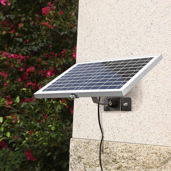 SUNER POWER 10W 12V Solar Battery Charger Maintainer, Built-in Smart MPPT Charge Controller, Adjustable Mount Bracket, Waterproof 10 Watt Solar Panel Kits for Car Automotive Boat Marine RV Trailer